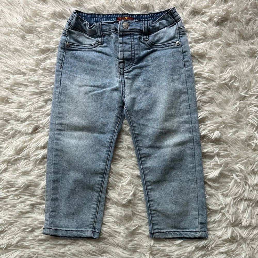 7 For All Mankind Straight Leg Jeans Size 24 Months